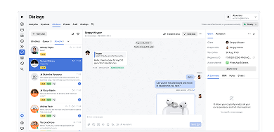 Interface screenshot — Dialogs